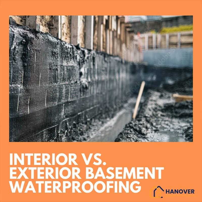 Interior vs. Exterior Basement Waterproofing
